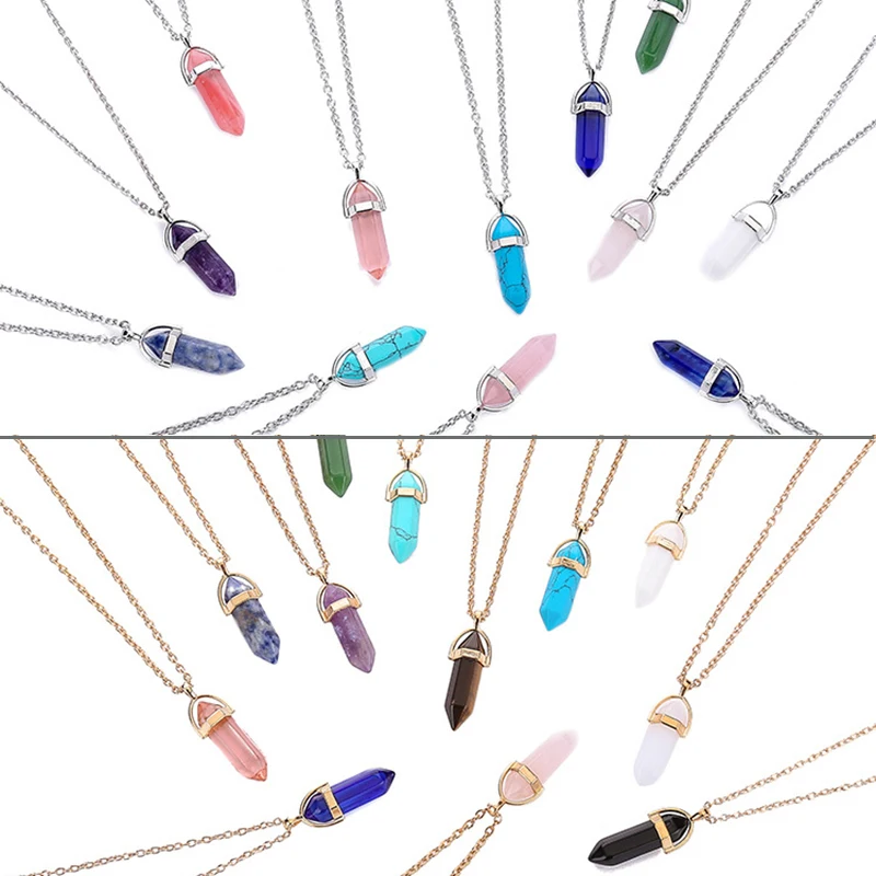 Women's Opal Quartz Pendants Necklaces Set Fashion Natural Stone Bullet Pink Crystal Choker Gold Necklace For Women Jewelry
Women's Opal Quartz Pendants Necklaces Set Fashion Natural Stone Bullet Pink Crystal Choker Gold Necklace For Women Jewelry
