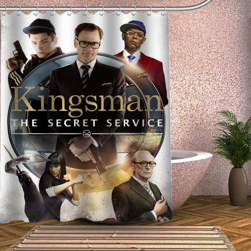 Kingsman Shower Curtain Eco-friendly Modern Fabric polyester Custom Bath Curtains Home Decor Curtains
Kingsman Shower Curtain Eco-friendly Modern Fabric polyester Custom Bath Curtains Home Decor Curtains
