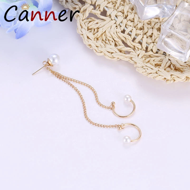 CANNER Creative Gold Earrings Long Pearl Earrings for Women Ear Cuff Clip Dangle/Drop Earrings Korean Earings Fashion Jewelry FI
CANNER Creative Gold Earrings Long Pearl Earrings for Women Ear Cuff Clip Dangle/Drop Earrings Korean Earings Fashion Jewelry FI