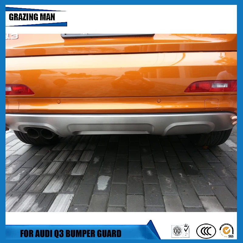 Stainless Stell Front And Rear Back Protector Silver Protector Plate Car Plate Bar Bumper Guard For AUDI Q3 2013-2015 13 14 15
Stainless Stell Front And Rear Back Protector Silver Protector Plate Car Plate Bar Bumper Guard For AUDI Q3 2013-2015 13 14 15