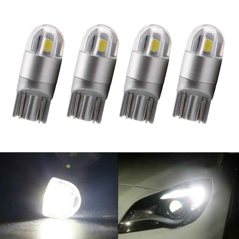 4 шт. T10 W5W 2SMD автомобильный внутренний свет замена лампы купол вежливость