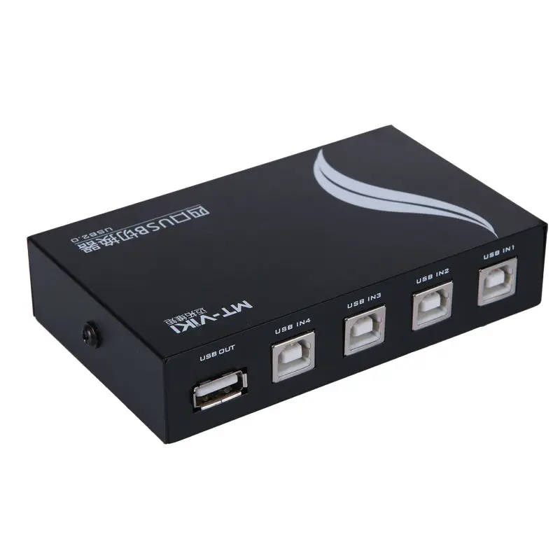 Переключатель MT-Viki на 4 порта USB 2,0 для 4 ПК, используйте 1 USB-устройство в качестве принтера, флэш-драйвера, мыши, клавиатуры 1A4B-CF
Переключатель MT-Viki на 4 порта USB 2,0 для 4 ПК, используйте 1 USB-устройство в качестве принтера, флэш-драйвера, мыши, клавиатуры 1A4B-CF