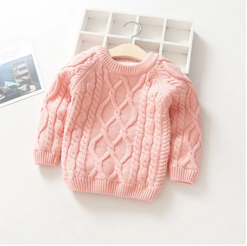Детский свитер для мальчиков одежда девочек плотный на осень/зиму Детская