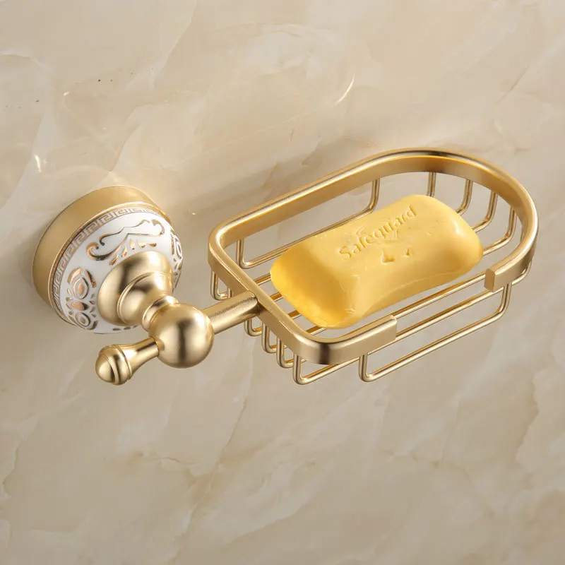 Quality Aluminum Bronze Antique Soap Dish with Blue and White Porcelain Soap Holder Bathroom in Wall
Quality Aluminum Bronze Antique Soap Dish with Blue and White Porcelain Soap Holder Bathroom in Wall