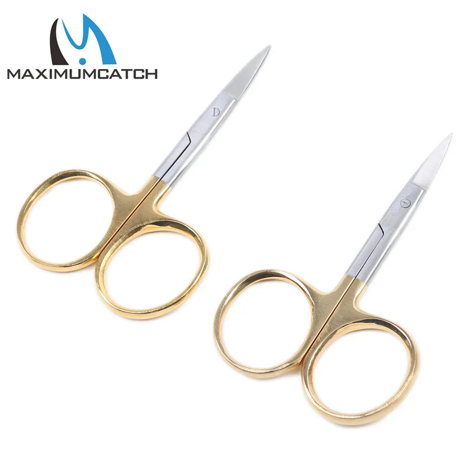 Maximumcatch 2pcs/lot New Fly Fishing Tying Scissors AH018 Stainless Steel Fishing Scissors Fishing Tackle Box
Maximumcatch 2pcs/lot New Fly Fishing Tying Scissors AH018 Stainless Steel Fishing Scissors Fishing Tackle Box