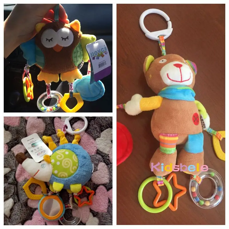 Baby Toys Crib Rattles Toys Stroller Hanging Ring Bell Teether Plush Animals Educational Toys For Children 0-24 Months Free Gift
Baby Toys Crib Rattles Toys Stroller Hanging Ring Bell Teether Plush Animals Educational Toys For Children 0-24 Months Free Gift