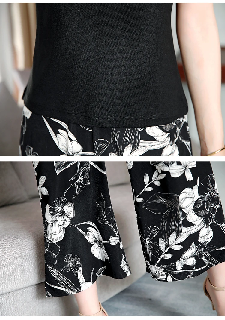 Plus Size 5xl Floral Print Two Piece Set Top And Pants Women Clothes 2019 Off Shoulder Ensemble Femme Deux Pieces Woman Suit
Plus Size 5xl Floral Print Two Piece Set Top And Pants Women Clothes 2019 Off Shoulder Ensemble Femme Deux Pieces Woman Suit