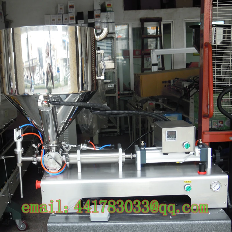 G1WGDD50-500ml Single head horizontal pneumatic heating belt stirring filling machine Oil filling, lard, animal oil filling mach
G1WGDD50-500ml Single head horizontal pneumatic heating belt stirring filling machine Oil filling, lard, animal oil filling mach