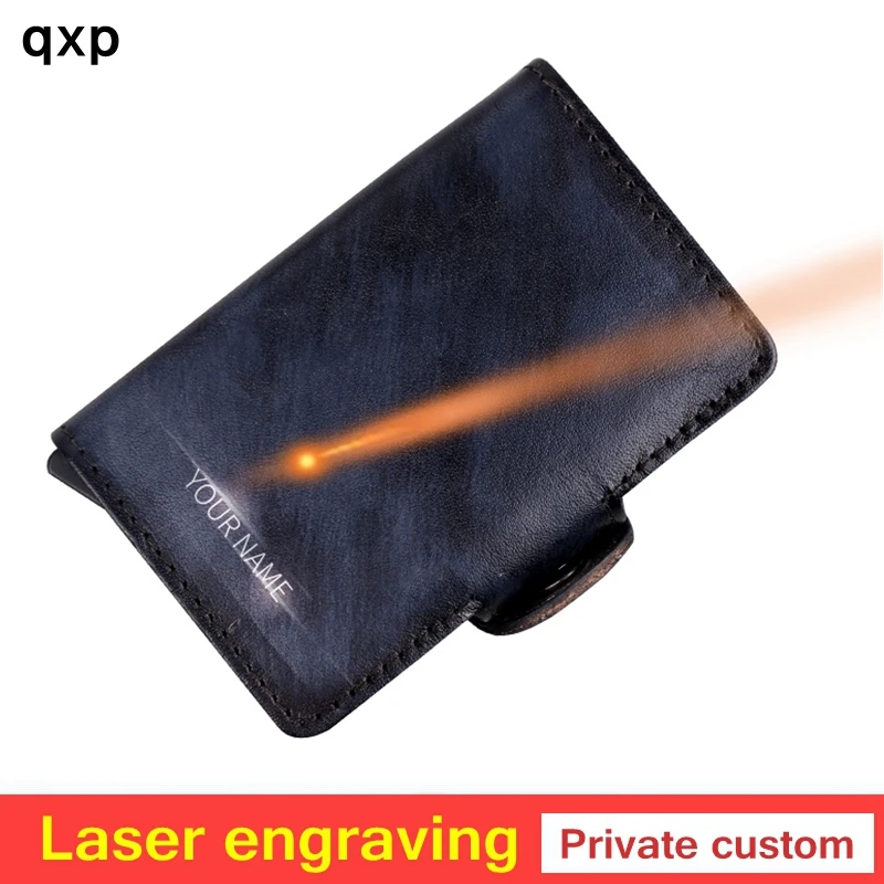 Men hand-polished Luxury Genuine Leather double Aluminum Credit Card Holder RFID Wallet Automatic pop up ID Card mini Purse
Men hand-polished Luxury Genuine Leather double Aluminum Credit Card Holder RFID Wallet Automatic pop up ID Card mini Purse