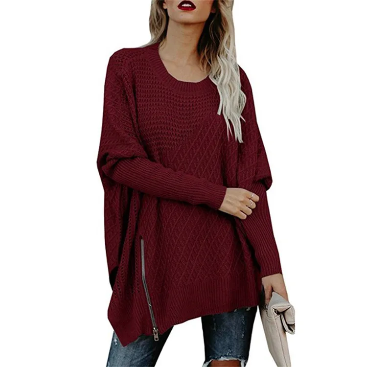 2018 Autumn Winter Solid Sweater Women Pullover Knitted Women Sweaters and Pullovers Batwing Sleeve Fashion Ladies Sweater Mujer
2018 Autumn Winter Solid Sweater Women Pullover Knitted Women Sweaters and Pullovers Batwing Sleeve Fashion Ladies Sweater Mujer