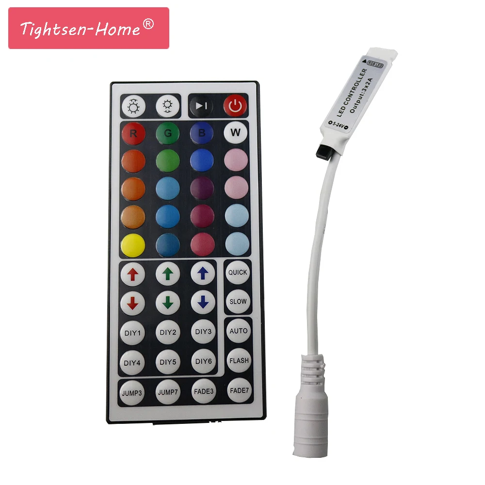 mini 44 Keys LED IR RGB Controler for Flexible SMD3528 5050 5630 2835 DC12V RGB LED SMD Strip Stripe String Ribbon Neon Lights
mini 44 Keys LED IR RGB Controler for Flexible SMD3528 5050 5630 2835 DC12V RGB LED SMD Strip Stripe String Ribbon Neon Lights