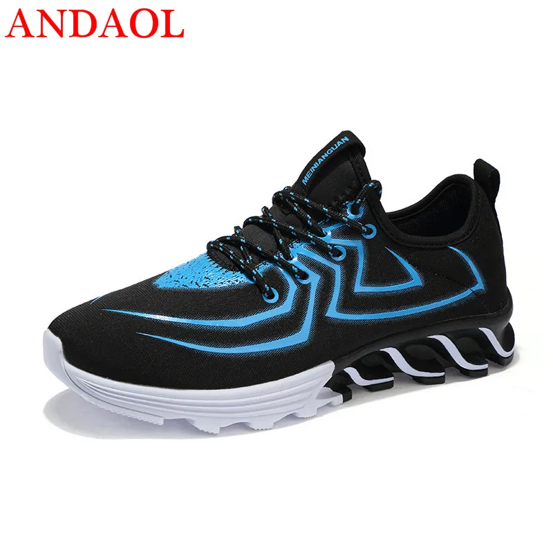 ANDAOL Men's Casual Shoes Top Quality Lace-Up Mesh Breathable Light Sneakers Fashion Luxury Non-Slip Wear Resistant Blade shoes
ANDAOL Men's Casual Shoes Top Quality Lace-Up Mesh Breathable Light Sneakers Fashion Luxury Non-Slip Wear Resistant Blade shoes
