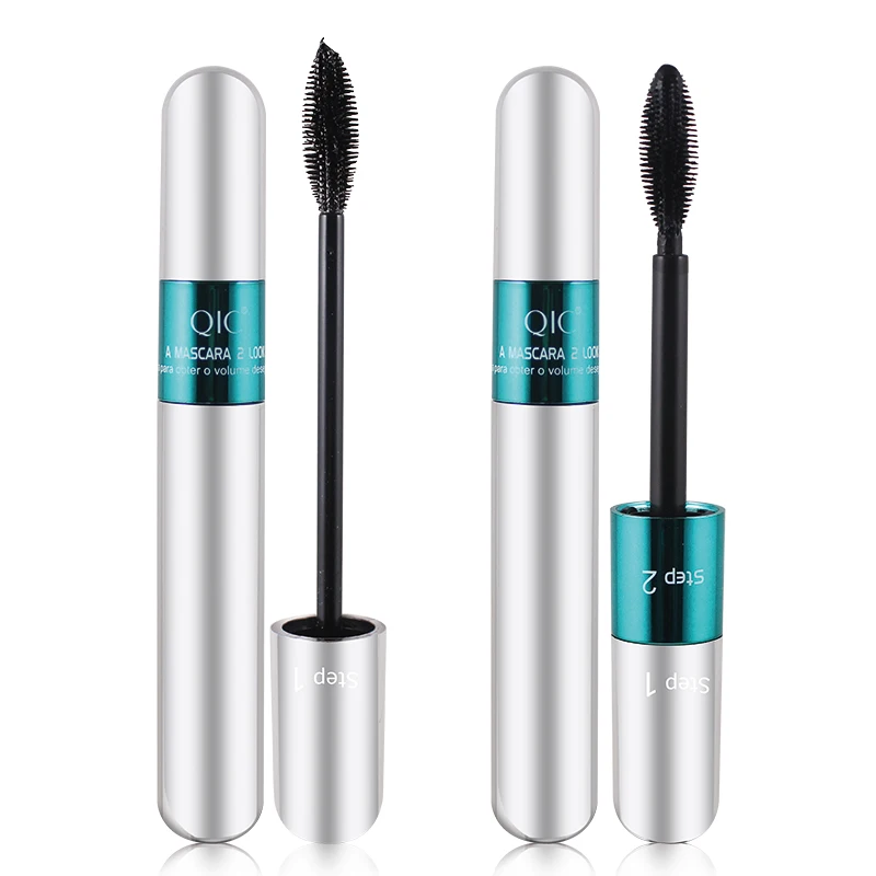 QIC 2 in 1 mascara Thick curling lengthening black mascara waterproof long lasting 4d silk fiber eyelash mascara Q802
QIC 2 in 1 mascara Thick curling lengthening black mascara waterproof long lasting 4d silk fiber eyelash mascara Q802