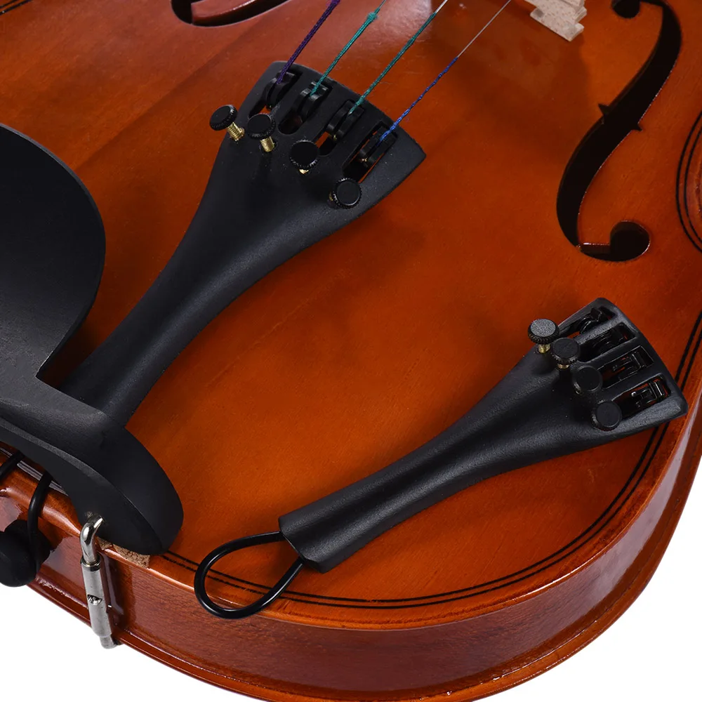 Violin Fiddle Tailpiece Aluminum Alloy with 4 Fine Tuners Adjustable Tailgut Tailcord
Violin Fiddle Tailpiece Aluminum Alloy with 4 Fine Tuners Adjustable Tailgut Tailcord