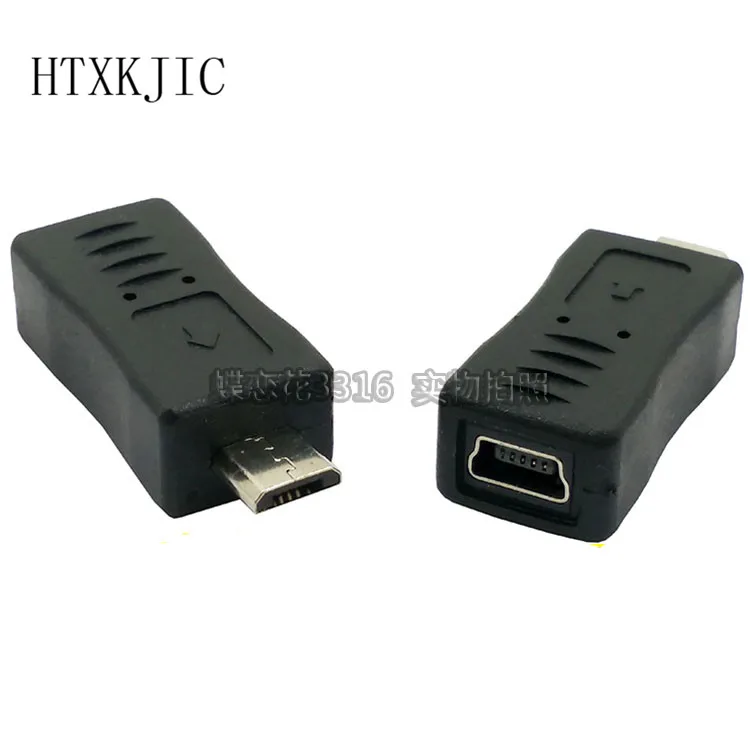 2 шт. USB 0 F/M Mini A 5 Pin p штекер к Micro B pin P гнездовой адаптер Кабельный разъем Бесплатная