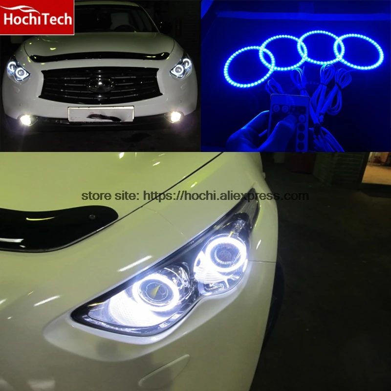 HochiTech с несколькими цветами RGB Цвет светодиодный Ангельские глазки гало кольца
