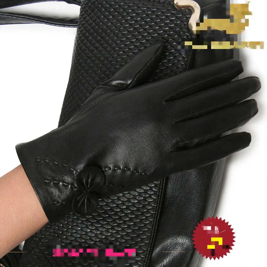 New Ladies Leather Gloves Thin Section Sheepskin Bowknot Autumn and Winter Fashion
New Ladies Leather Gloves Thin Section Sheepskin Bowknot Autumn and Winter Fashion