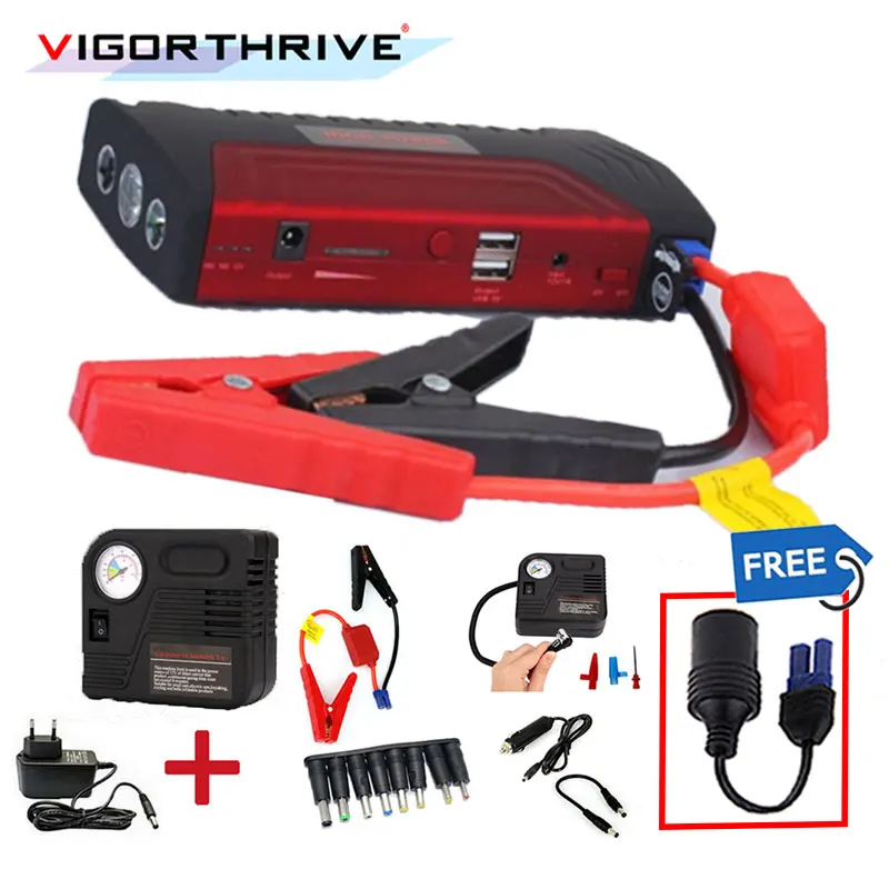 600A Multifunction Portable charger 12V Car Jump Starter Auto Power Bank For Car Battery Booster Petrol Diesel With Three Lights
600A Multifunction Portable charger 12V Car Jump Starter Auto Power Bank For Car Battery Booster Petrol Diesel With Three Lights