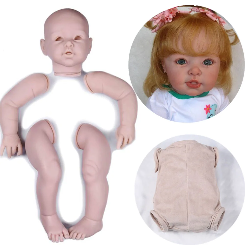 29inch Large Toddler Reborn Kit Unpainted Doll Parts Silicone Kits bebes Reborn Lifelike Reborn Baby Kit Doll Accessories
29inch Large Toddler Reborn Kit Unpainted Doll Parts Silicone Kits bebes Reborn Lifelike Reborn Baby Kit Doll Accessories