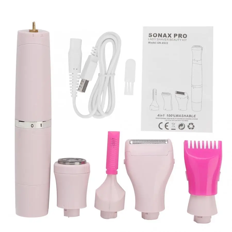 Wax For Depilation 4-In-1 Electric Women Multiple Functional Body Hair Removal Shaver Device Machine Hair Remover
Wax For Depilation 4-In-1 Electric Women Multiple Functional Body Hair Removal Shaver Device Machine Hair Remover