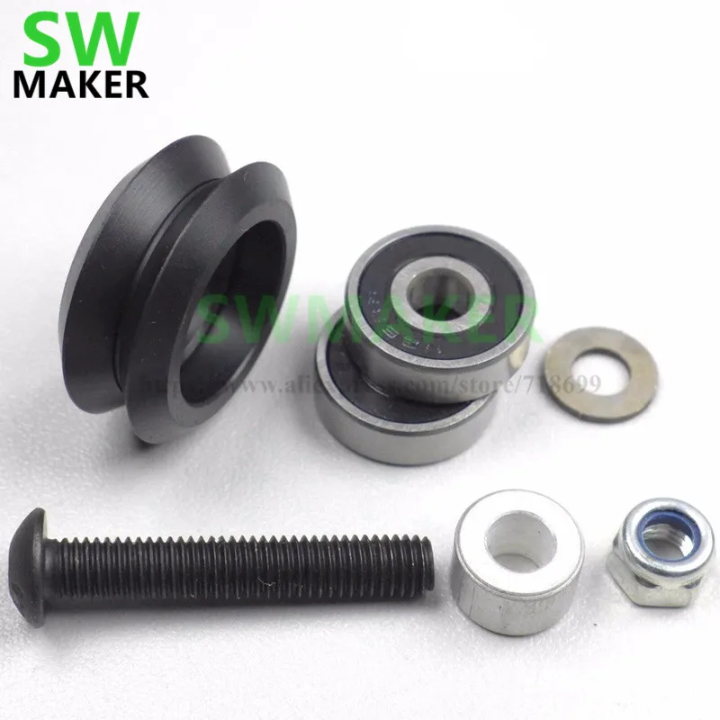 30set Openbuilds Dual Derlin V Wheel Kit for V-Slot rail,OX CNC,V Slot,Dual V wheel
30set Openbuilds Dual Derlin V Wheel Kit for V-Slot rail,OX CNC,V Slot,Dual V wheel