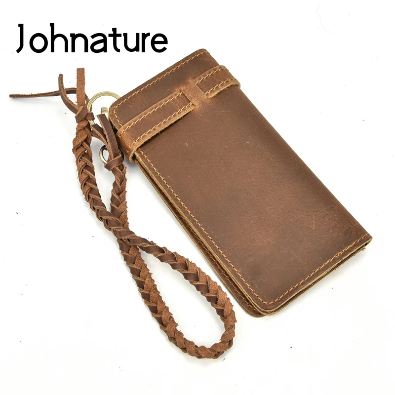 Johnature 2021 New Vintage Solid Crazy Horse Leather Long Men Wallets And Purses Multi-card Position Hand Wallet Clutch Wallet
Johnature 2021 New Vintage Solid Crazy Horse Leather Long Men Wallets And Purses Multi-card Position Hand Wallet Clutch Wallet
