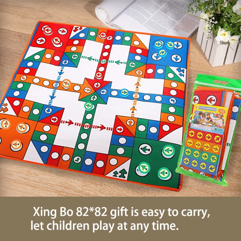 1 Set 82*82cm Aeroplane Chess Crawl Puzzle Mat Flying Chess Waterproof Play Mat Game Baby Children Educational Toys
1 Set 82*82cm Aeroplane Chess Crawl Puzzle Mat Flying Chess Waterproof Play Mat Game Baby Children Educational Toys