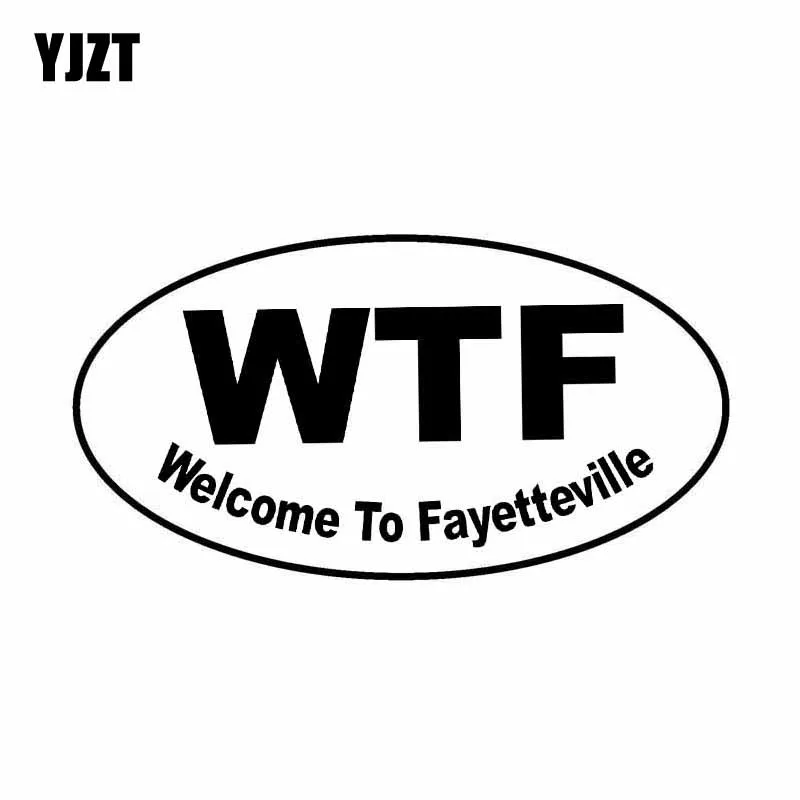 YJZT 14,2 см * 7,5 см WTF Добро пожаловать в FAYETTEVILLE овальная фотография Виниловые наклейки черная/Серебряная Фотография
YJZT 14,2 см * 7,5 см WTF Добро пожаловать в FAYETTEVILLE овальная фотография Виниловые наклейки черная/Серебряная Фотография