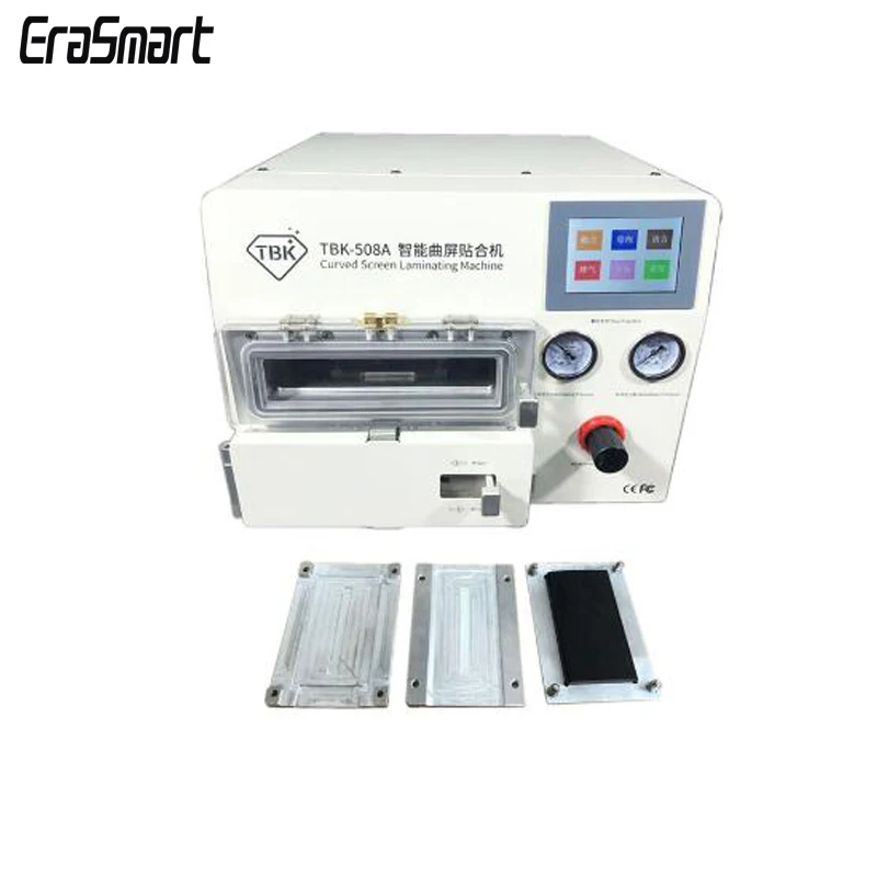 TBK-508A Curved Screen Laminating and Bubble Machine LCD Edge Laminating Machines For Samsung/iPhone/iPad with moulds
TBK-508A Curved Screen Laminating and Bubble Machine LCD Edge Laminating Machines For Samsung/iPhone/iPad with moulds