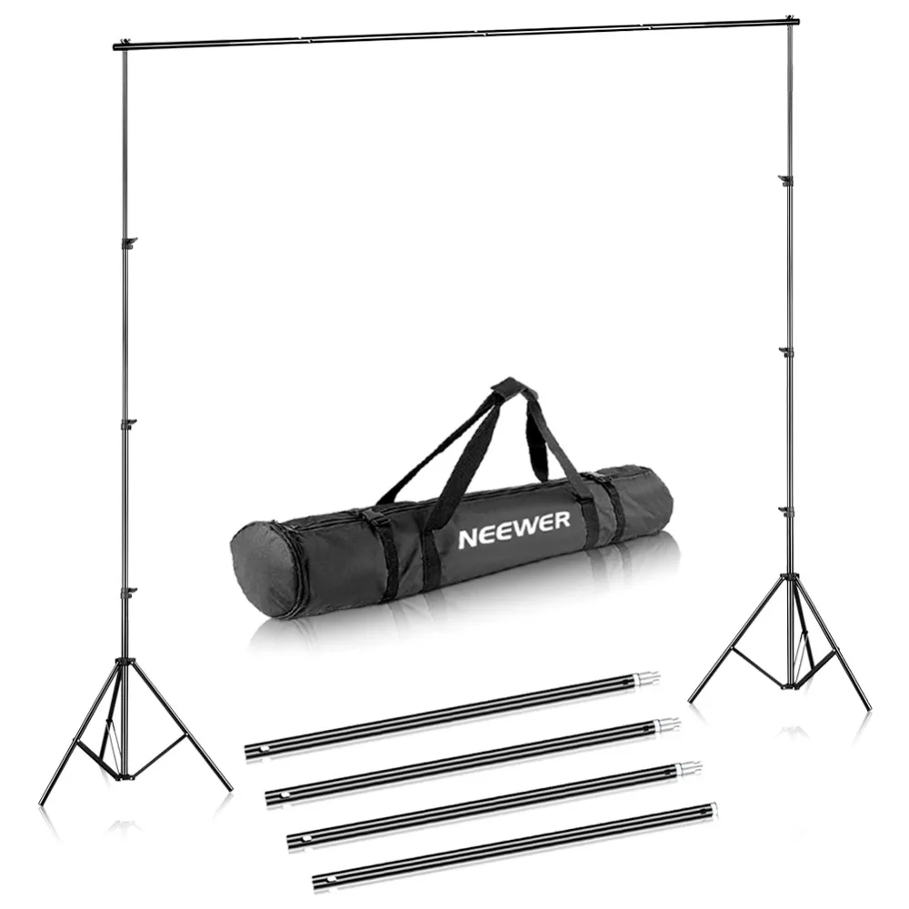 Neewer 6.5x10 feet/2x3 meters Background Stand Support Kit for Portrait,Product Photography and Video Shooting
Neewer 6.5x10 feet/2x3 meters Background Stand Support Kit for Portrait,Product Photography and Video Shooting