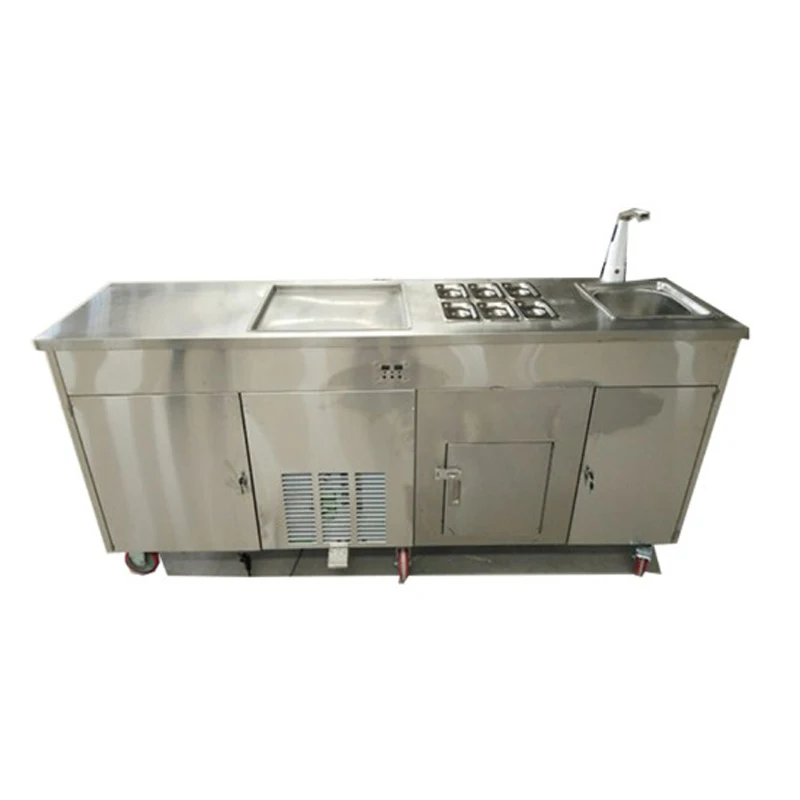 With CE fried ice cream roll machine water sink fry ice cream machine price for sale
With CE fried ice cream roll machine water sink fry ice cream machine price for sale