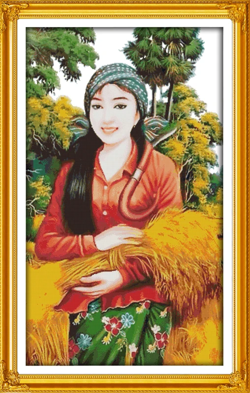 Harvest season(2)( small format ) cross stitch kit people 18ct 14ct 11ct count print canvas stitches embroidery DIY handmade
Harvest season(2)( small format ) cross stitch kit people 18ct 14ct 11ct count print canvas stitches embroidery DIY handmade