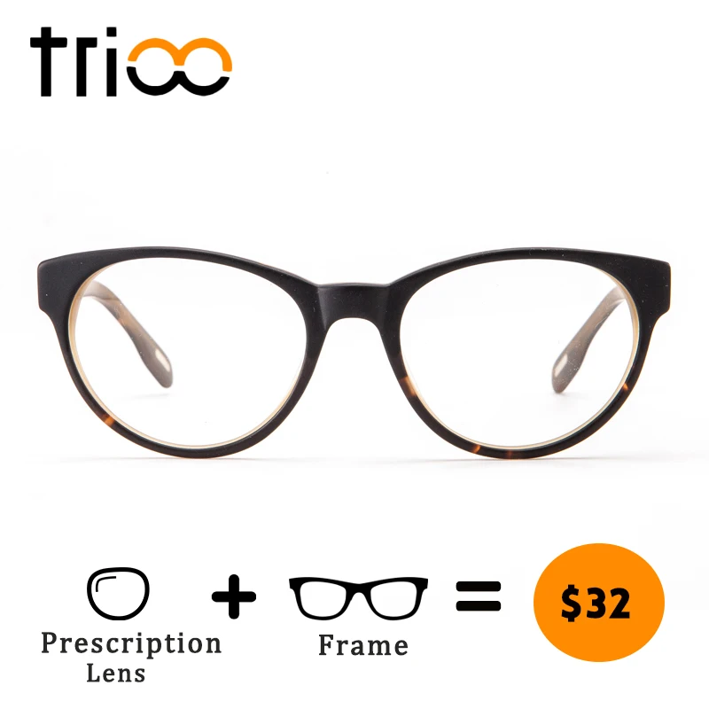 TRIOO Ladies Minus Glasses Cat Eye Quality Acetate Spectacles Optical Nearsighted Eye Glasses with Prescription Clear Eyewear
TRIOO Ladies Minus Glasses Cat Eye Quality Acetate Spectacles Optical Nearsighted Eye Glasses with Prescription Clear Eyewear