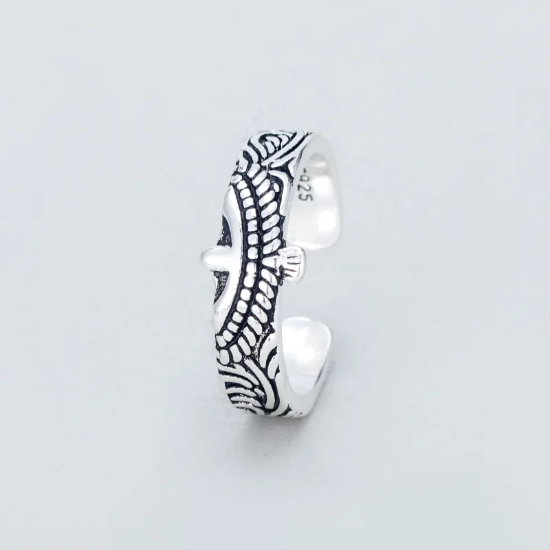 DIEERLAN Fancy Bohemian Vintage 925 Sterling Silver Big Eagle Rings for Women Ladies Statement Jewelry Wedding Finger Rings
DIEERLAN Fancy Bohemian Vintage 925 Sterling Silver Big Eagle Rings for Women Ladies Statement Jewelry Wedding Finger Rings