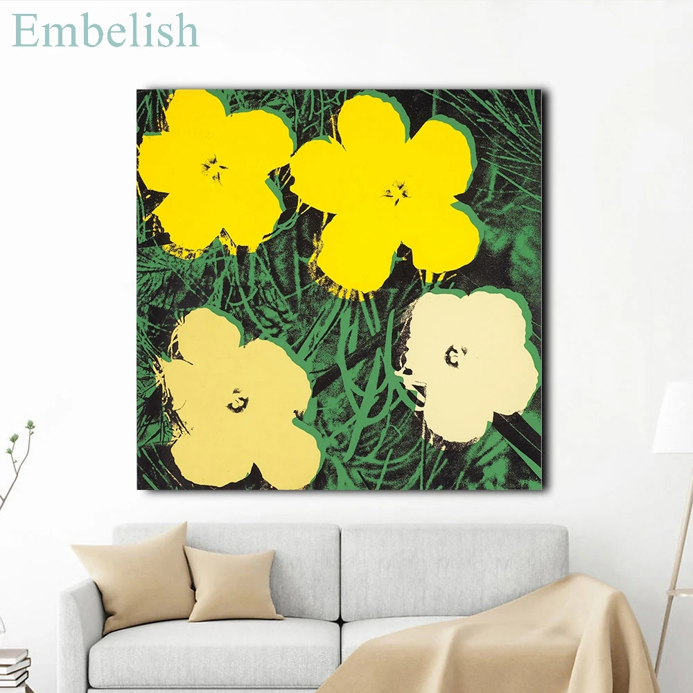 Embelish Drop Shipping Colorful Flowers By Andy Warhol Artworks HD Print On Canvas Oil Painting Living Room Bedroom Wall Picture
Embelish Drop Shipping Colorful Flowers By Andy Warhol Artworks HD Print On Canvas Oil Painting Living Room Bedroom Wall Picture