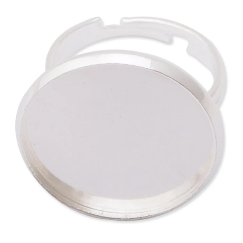 50 pcs/lot Wholesale New Adjustable Ring Base Findings 20 mm Silver Plated Brass Ring Blanks For Jewelry Findings-C1926
50 pcs/lot Wholesale New Adjustable Ring Base Findings 20 mm Silver Plated Brass Ring Blanks For Jewelry Findings-C1926