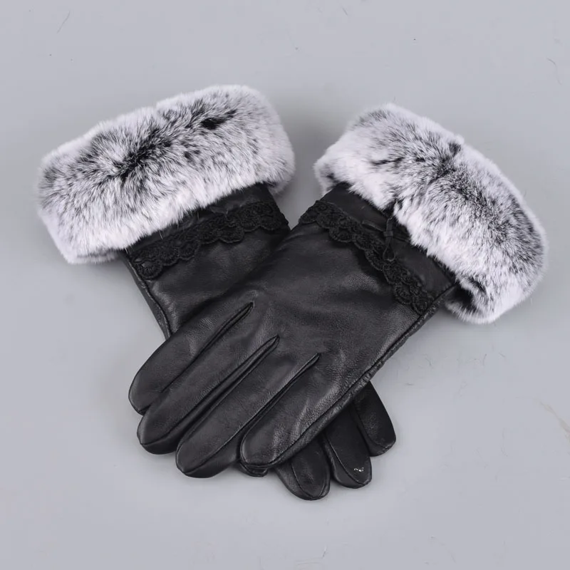 Genuine Sheepskin Genuine Women's Winter Rabbit Fur Gloves Women's Warm Real Sheepskin Fashion High Quality Velvet Windproof
Genuine Sheepskin Genuine Women's Winter Rabbit Fur Gloves Women's Warm Real Sheepskin Fashion High Quality Velvet Windproof
