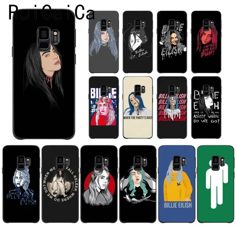 Ruicaica Billie Eilish 13 Мягкий силиконовый чехол для телефона из ТПУ Samsung Galaxy S7edge S6 edge plus S10