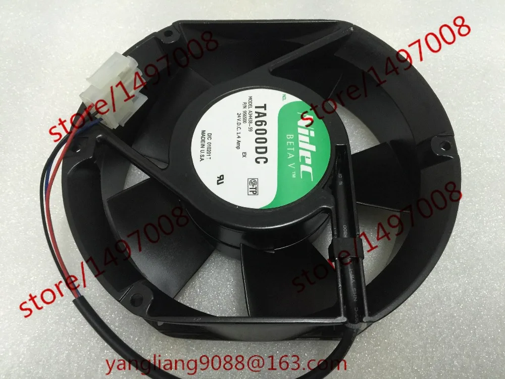 Охлаждающий вентилятор для сервера Nidec A34438-59 TA600DC DC 24V 0.14AMP 171X151X51mm | Компьютеры и