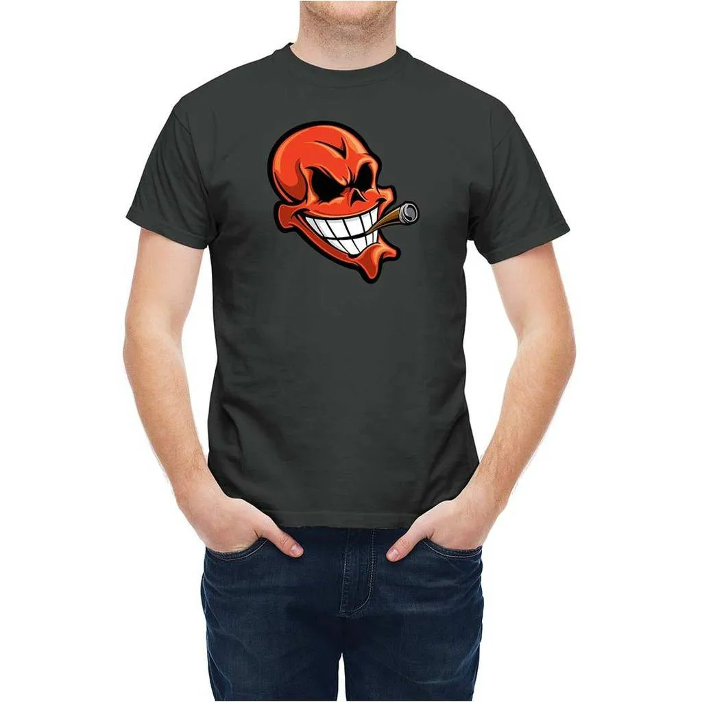 Trendy Unique Branded Gift Tee Mafia Smoking Skull Graphic T-shirt size S-3XL Men's 100% Cotton Short Sleeve Tees Free Shipping
Trendy Unique Branded Gift Tee Mafia Smoking Skull Graphic T-shirt size S-3XL Men's 100% Cotton Short Sleeve Tees Free Shipping