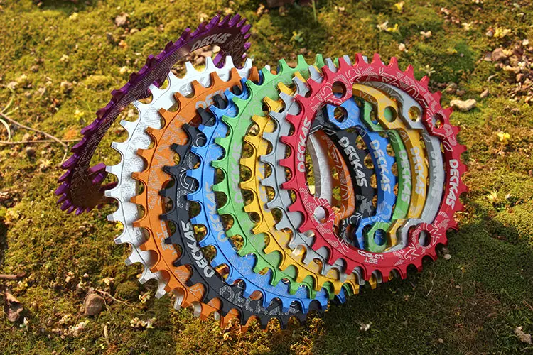 Кольцо цепи велосипеда Узкие Широкие зубья NW 104BCD Овальный Круглый chainwheel MTB bike single