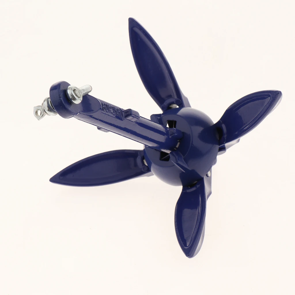 Solid Grapnel Folding Anchor for Kayak Fishing with Anti-rust Blue Coating Ancla ancla grappin ancre
Solid Grapnel Folding Anchor for Kayak Fishing with Anti-rust Blue Coating Ancla ancla grappin ancre