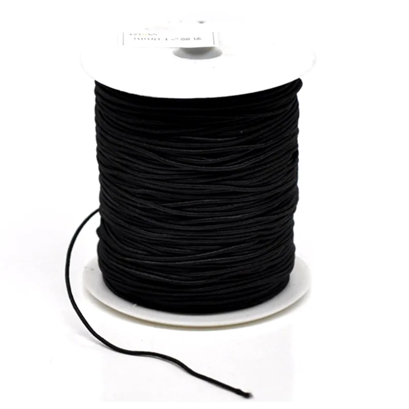 Rope Cord Latex Elastic Cotton Thread Black For Charm Bracelets Jewelry DIY Findings 1mm 3Rolls (3x100M)
Rope Cord Latex Elastic Cotton Thread Black For Charm Bracelets Jewelry DIY Findings 1mm 3Rolls (3x100M)