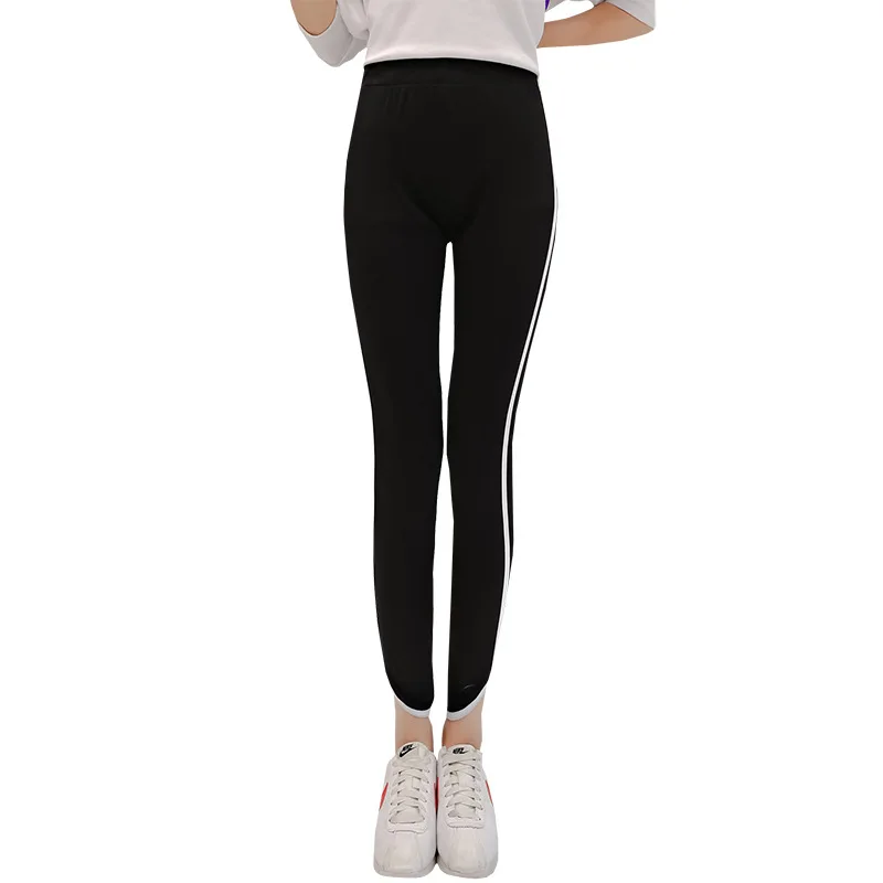 Plus Size 5XL New Autumn Women Cotton Leggings Elasticity Pant Stripes Slim Lady Gothic Fitness Legging Sporting Women Trousers
Plus Size 5XL New Autumn Women Cotton Leggings Elasticity Pant Stripes Slim Lady Gothic Fitness Legging Sporting Women Trousers