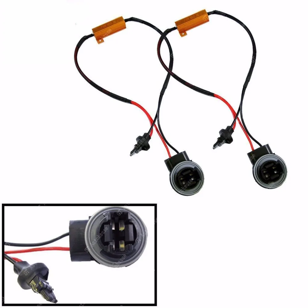 2PCS 3156-B 50W 6ohm Gold Fuse LED Bulbs Fog Turn Brake Signal Load Resistor Wiring Canbus No Error Free Fix Flash Blink Hypers
2PCS 3156-B 50W 6ohm Gold Fuse LED Bulbs Fog Turn Brake Signal Load Resistor Wiring Canbus No Error Free Fix Flash Blink Hypers