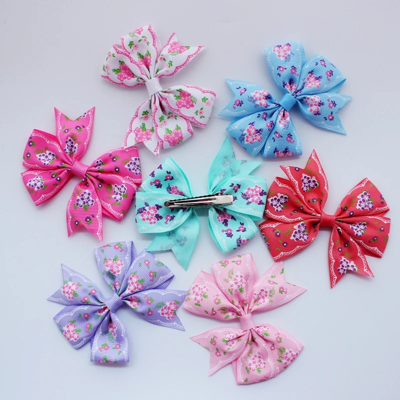 Novel designs12pcs/lot Kids/Girl/Princess Spot Printing Ribbon Bow Flower Hair Clip Barrettes for kids hair pin clothes
Novel designs12pcs/lot Kids/Girl/Princess Spot Printing Ribbon Bow Flower Hair Clip Barrettes for kids hair pin clothes
