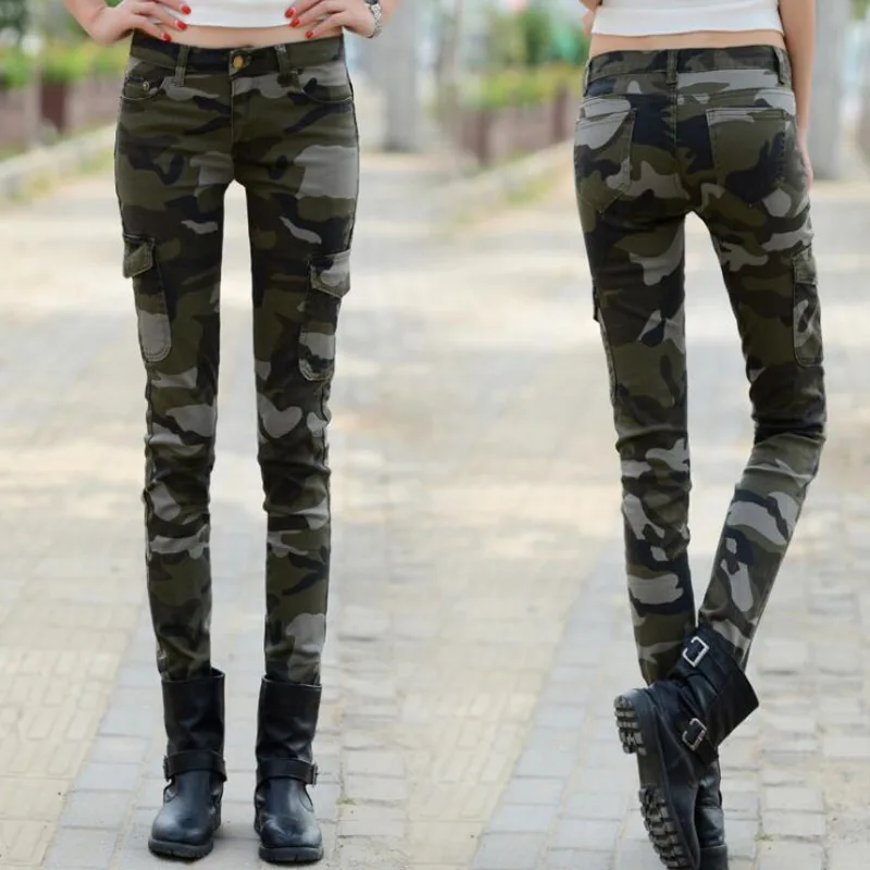 #0903 Spring Summer 2020 Skinny Camouflage Pants Women Stretch Cotton Side-Pocket Cargo Pants Army Pencil Pants For Women
#0903 Spring Summer 2020 Skinny Camouflage Pants Women Stretch Cotton Side-Pocket Cargo Pants Army Pencil Pants For Women