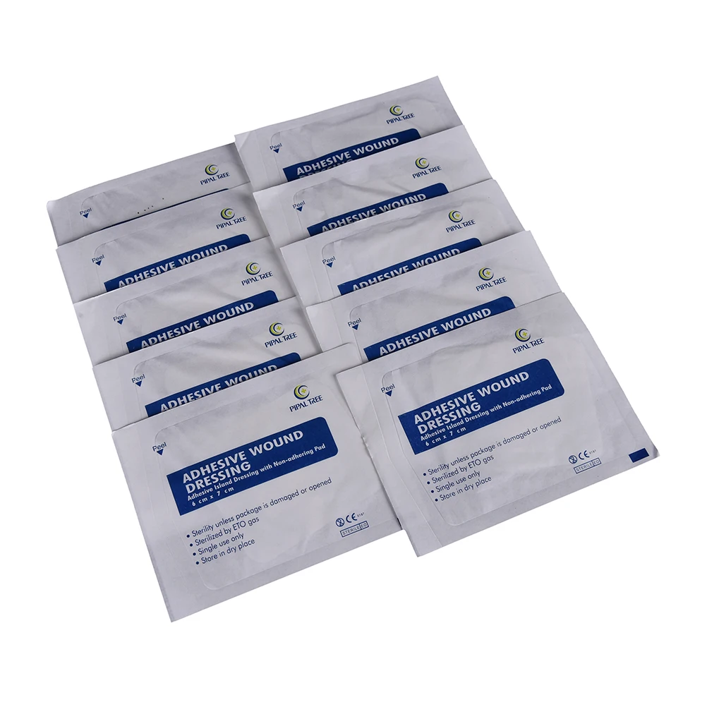 10PCs Outdoor Hypoallergenic Non-woven Medical Adhesive Wound Dressing Band aid Bandage Large Wound First Aid 6cmX7cm Large Size
10PCs Outdoor Hypoallergenic Non-woven Medical Adhesive Wound Dressing Band aid Bandage Large Wound First Aid 6cmX7cm Large Size