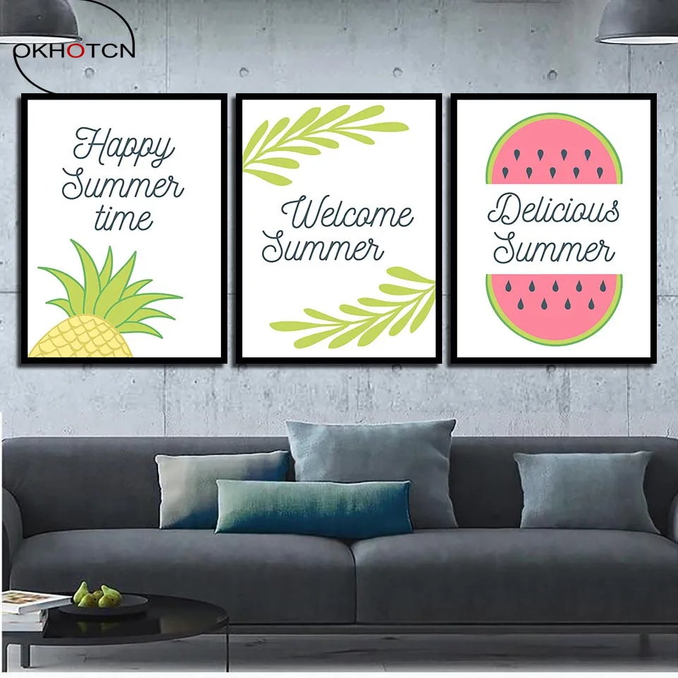 OKHOTCN Modern Cartoon Fruit Oil Painting Poster On Canvas Wall Art For Children Room Unframed Hoom Decor Paintings
OKHOTCN Modern Cartoon Fruit Oil Painting Poster On Canvas Wall Art For Children Room Unframed Hoom Decor Paintings