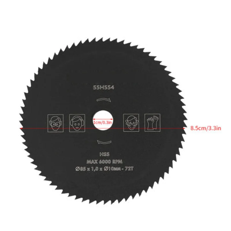 1PC Diamond Cutting Disc Wood Saw Blade 85mmx10mm Circular Cutting Wheel For Wood Metal Plastc Cutting Disc
1PC Diamond Cutting Disc Wood Saw Blade 85mmx10mm Circular Cutting Wheel For Wood Metal Plastc Cutting Disc